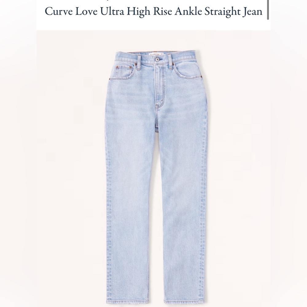 Abercrombie and fitch ankle straight jeans